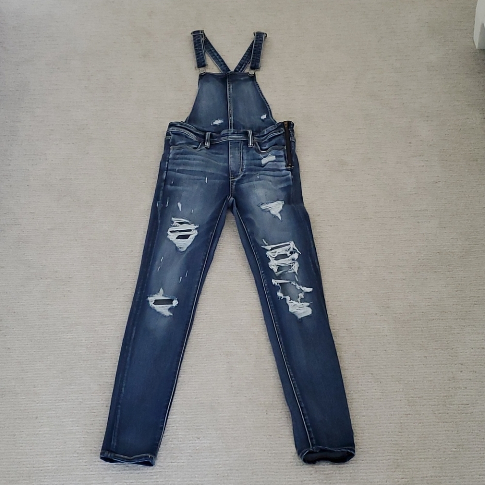 Womens American Eagle denim overalls